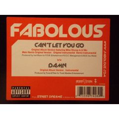 Fabolous - Fabolous - Can't Let You Go (Remix) - Elektra