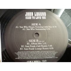 John Legend - John Legend - Used To Love U (Disc 2) - Columbia