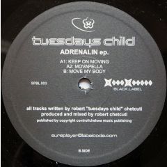 Tuesdays Child - Tuesdays Child - Adrenalin EP - Sure Player Black