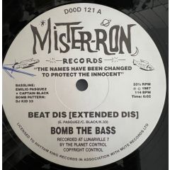 Bomb The Bass - Bomb The Bass - Beat Dis - Mister-Ron Records