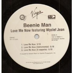 Beenie Man Feat Wyclef Jean - Love Me Now - Virgin