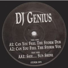 DJ Genius - DJ Genius - Can You Feel The Storm - White