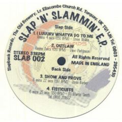 Various Artists - Various Artists - Slap 'N' Slammin' E.P. - Slapback Records