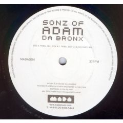 Sonz Of Adam - Sonz Of Adam - Da Bronx - Mada Music