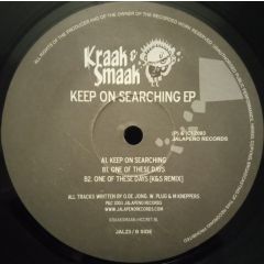 Kraak & Smaak - Kraak & Smaak - Keep On Searching EP - Jalapeno Records