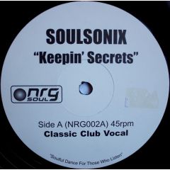 Soulsonix - Soulsonix - Keepin' Secrets - NRG Soul