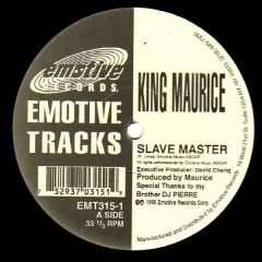 King Maurice - King Maurice - Slave Master - Emotive Tracks