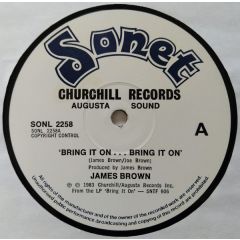 James Brown - James Brown - Bring It On ... Bring It On - Sonet