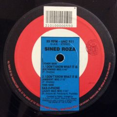 Sined Roza - Sined Roza - I Don't Know What It Is - Underground