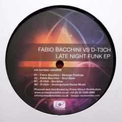 Fabio Bacchini Vs D-T3Ch - Fabio Bacchini Vs D-T3Ch - Late Night Funk EP - Mindtravel Recordings