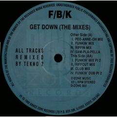 F/B/K - F/B/K - Get Down (Remixes) - Dance Zone