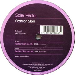 Solar Factor - Solar Factor - Fashion Slam - Progrez