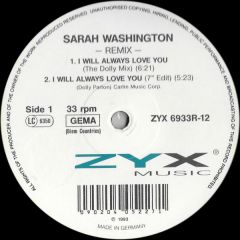 Sarah Washington - Sarah Washington - I Will Always Love You - ZYX Music