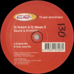 DJ Nukem & DJ Steven S - DJ Nukem & DJ Steven S - Sound Is Criminal - Cyber Records