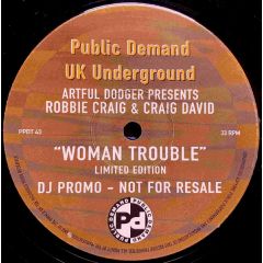 Artful Dodger & Craig David - Artful Dodger & Craig David - Woman Trouble - Public Demand