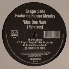 Gregor Salto Feat. Helena Mendes - Gregor Salto Feat. Helena Mendes - Mas Que Nada (Remixes) - Slip 'N' Slide