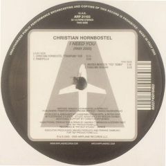 Christian Hornbostel - Christian Hornbostel - I Need You (RMX 2005) - Airplane! Records