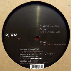 DJ Qu - DJ Qu - Law - Deep Vibe Records