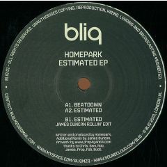 HomePark - HomePark - Estimated EP - bliq