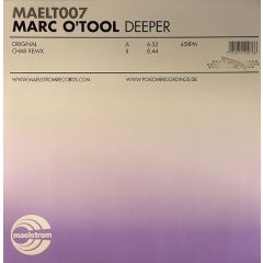 Marc O' Tool - Marc O' Tool - Deeper - Maelstrom