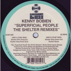 Kenny Bobien - Kenny Bobien - Superficial People (Remixes) - Soundmen On Wax