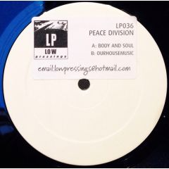 Peace Division - Peace Division - Body & Soul - 	Low Pressings