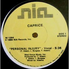 Caprice - Caprice - Personal Injury - NIA
