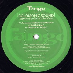 Solomonic Sound - Solomonic Sound - Remember Garnett (Remixes) - Tango
