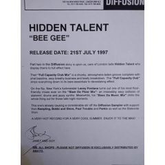 Hidden Talent - Hidden Talent - Bee Gee - DiFFUSION