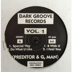 Preditor & G, Man - Preditor & G, Man - Vol. 1 - Dark Groove Records