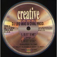 DJ Leo Mas & Oval Prod. - DJ Leo Mas & Oval Prod. - Is It - Creative