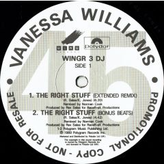 Vanessa Williams - Vanessa Williams - The Right Stuff - Wing Records