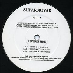 Suparnovar - Suparnovar - When Suparnovar Explodes - Kemet Entertainment
