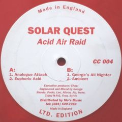 Solar Quest - Solar Quest - Acid Air Raid - Choci's Chewns