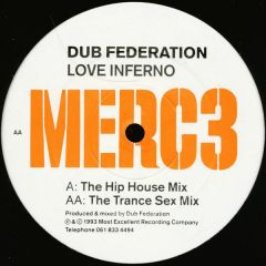 Dub Federation - Dub Federation - Love Inferno - Merc