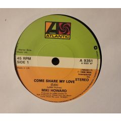 Miki Howard - Miki Howard - Come Share My Love - Atlantic