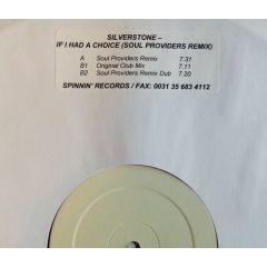 Silverstone - Silverstone - If I Had A Choice (Soul Providers Remixes) - Spinnin' Records