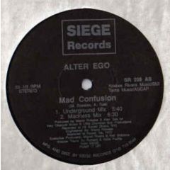 Alter Ego - Alter Ego - Mad Confusion - Siege Records