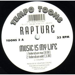 Rapture - Rapture - Music Is My Life - Tempo Toons