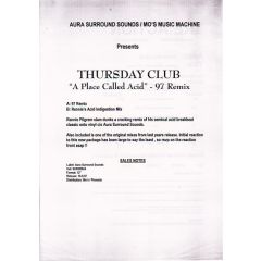 Thursday Club - Thursday Club - A Place Called Acid - Aura Surround Sounds