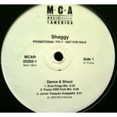 Shaggy - Shaggy - Dance & Shout - MCA
