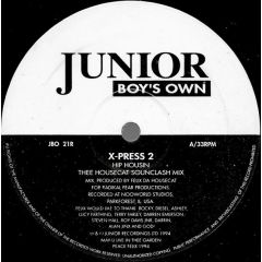 X-Press 2 - X-Press 2 - Hip Housin / Rock 2 House (Remixes) - Junior Boy's Own