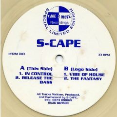 S-Cape - S-Cape - In Control (Clear Vinyl) - Time 2 Move