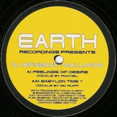 DJ Spinback & Mallards - DJ Spinback & Mallards - Feelings Of Desire - Earth Recordings 3
