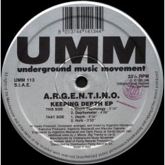 Argentino - Argentino - Keeping Depth EP - UMM