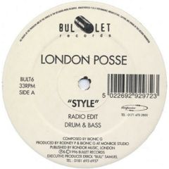 London Posse - London Posse - Style - Bullett Records
