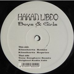 Hakan Lidbo  - Hakan Lidbo  - Boys & Girls - Oxyd Records