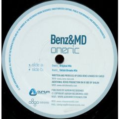 Benz & Md - Benz & Md - Oneric - Aurium Recordings