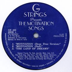 G Strings  - G Strings  - The Motivation Songs - G Strings