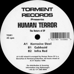 Human Terror - Human Terror - The Return Of EP - Torment Records